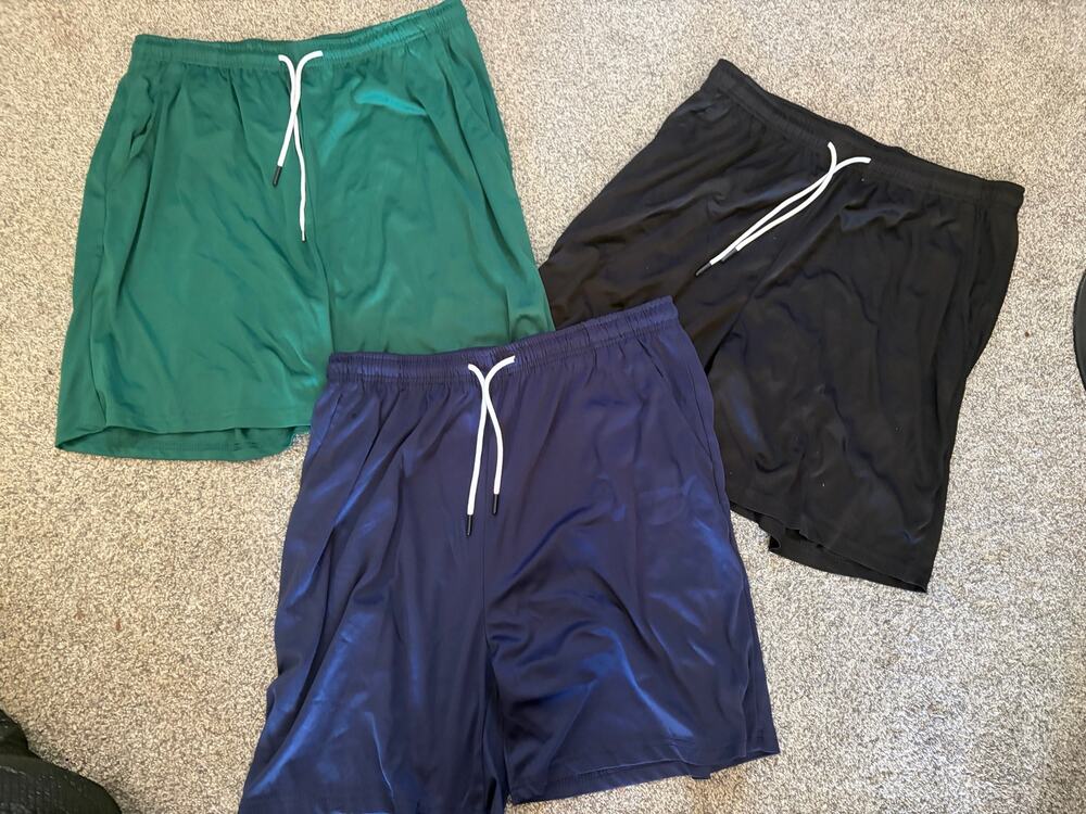 3 pairs of Mens xxl athletic shorts